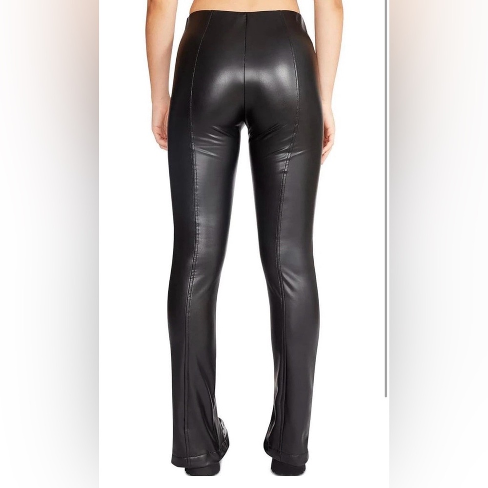Steve Madden Women’s Black Leather Leggings New Size Small - Picture 2 of 6